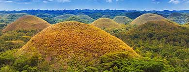 Chocolat Hills en Bohol