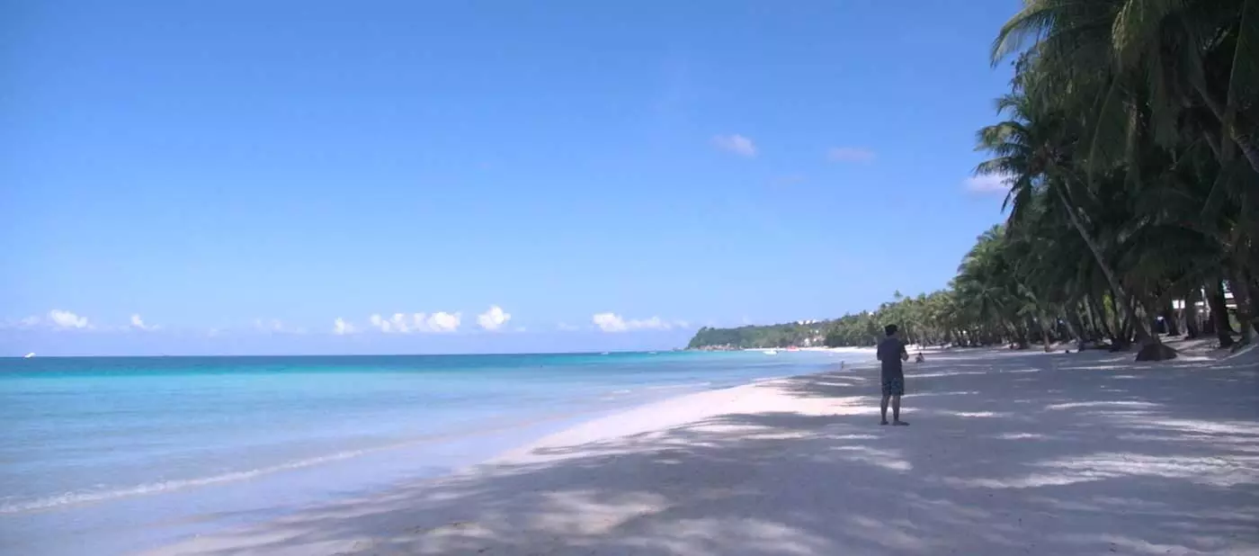 playa de Boracay en octubre 2018